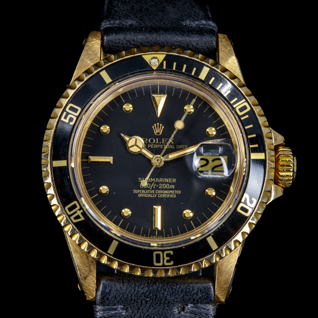 ROLEX SUBMARINER REF 1680 OR JAUNE FROM 1979 PARIS HEURE