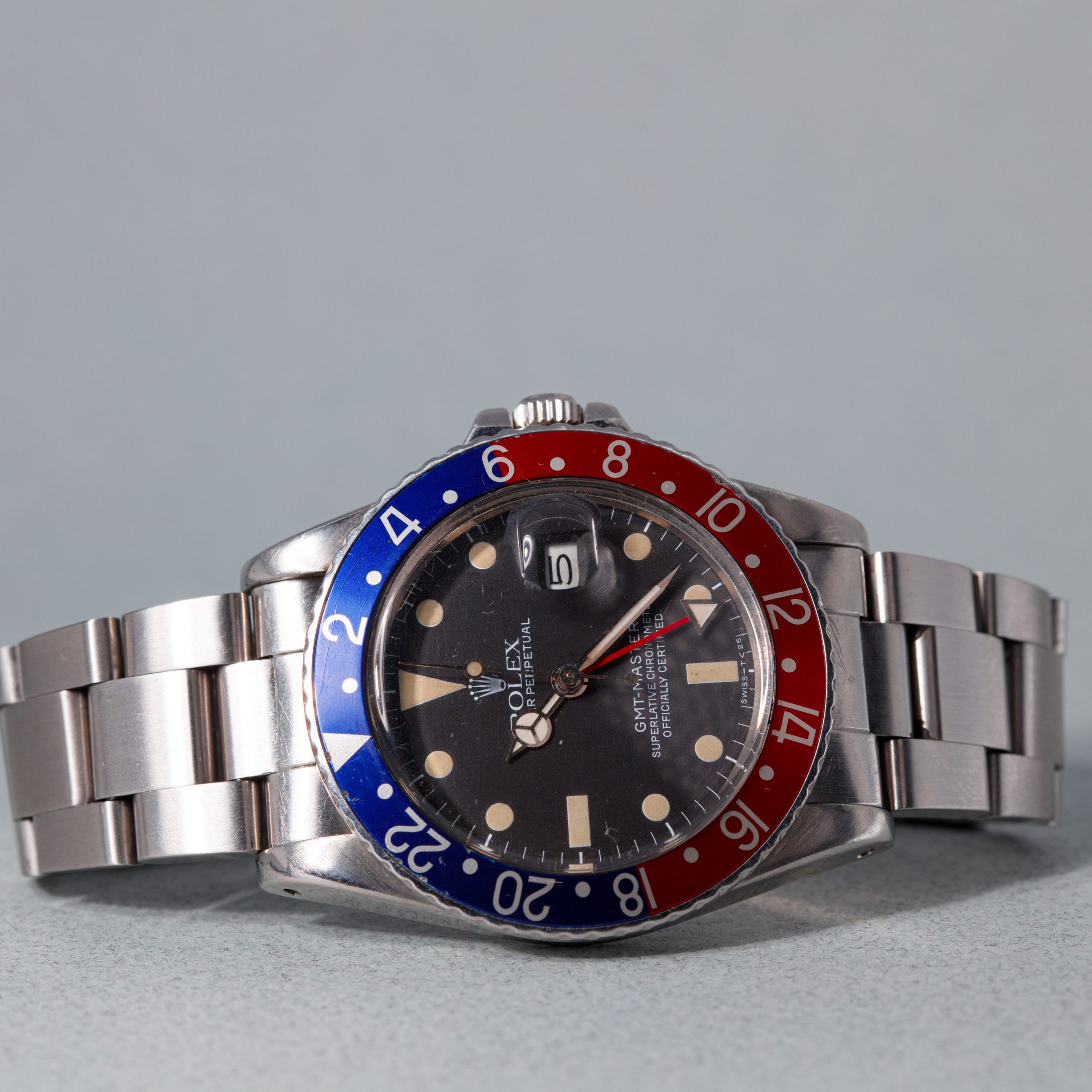 ROLEX GMT MASTER REF 16750 MAT DIAL MK1 