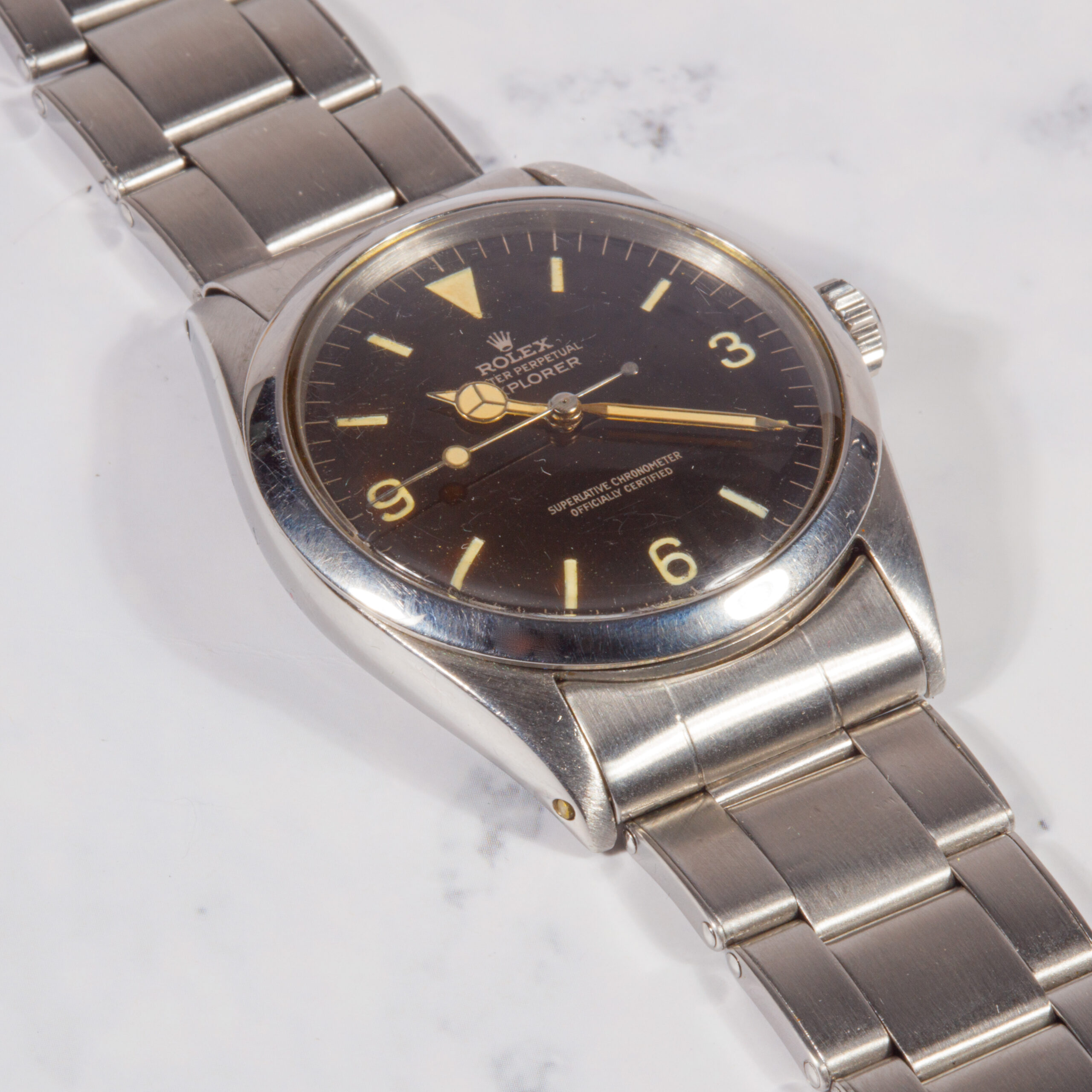 ROLEX EXPLORER I REF 1016 TROPICAL GILT SWISS UNDERLINE CDF FROM 63 N°1052xxx _0003_Calque 1