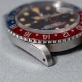 ROLEX GMT MASTER REF 1675 MK5 DIAL PUMPKIN FULL SET VUE DU BOITIER 1