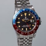 ROLEX GMT MASTER REF 1675 MK5 DIAL PUMPKIN FULL SET VUE DE PROFIL 1