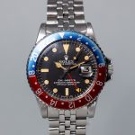 ROLEX GMT MASTER REF 1675 MK5 DIAL PUMPKIN FULL SET PUNCHED VUE DE FACE