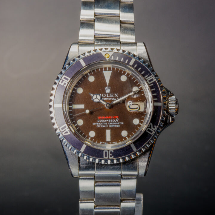 Rolex submariner rouge ref 1680 mk2 tropical meter first from 1969 (Stock PH watches)