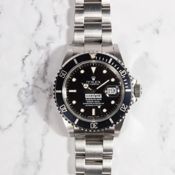 Rolex submariner date ref 16610 comex from 1992 ( Stock PH watches )