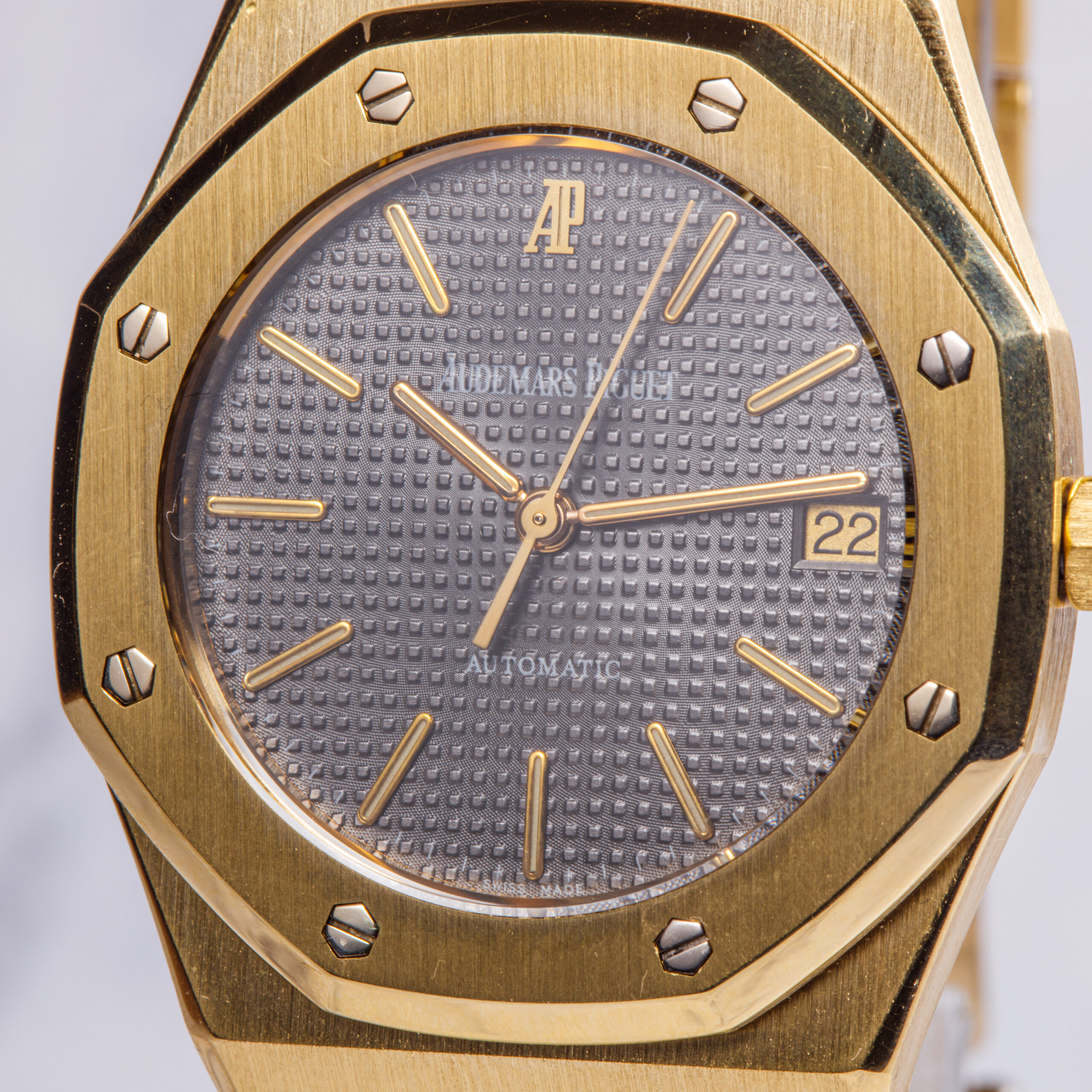 AUDEMARS PIGUET ROYAL OAK REF 14790 FULL GOLD 18K GREY DIAL FROM 1994 _0004_Calque 17