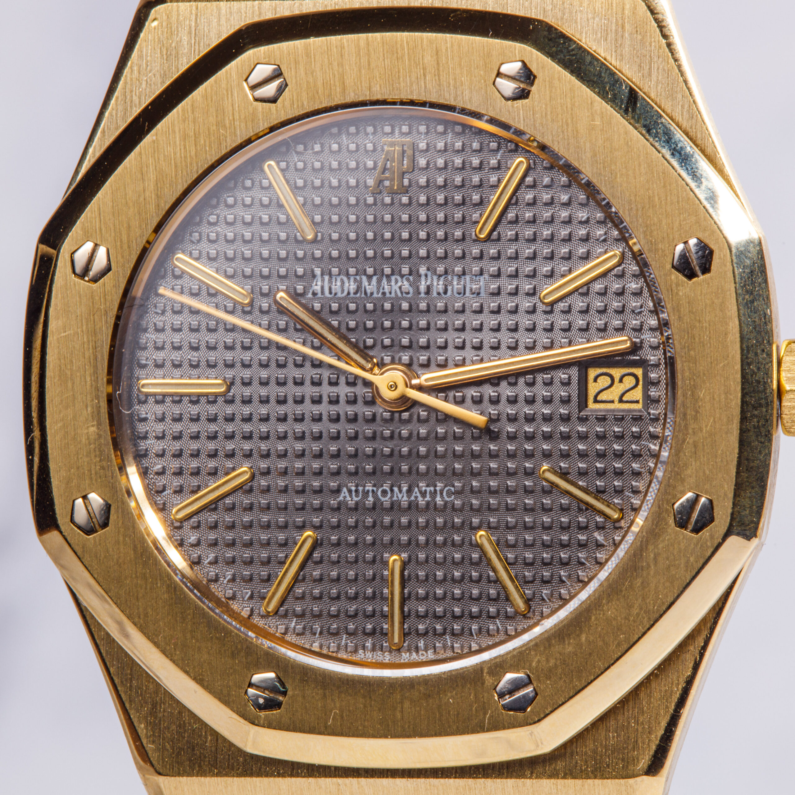 AUDEMARS PIGUET ROYAL OAK REF 14790 FULL GOLD 18K GREY DIAL FROM 1994 _0005_Calque 16