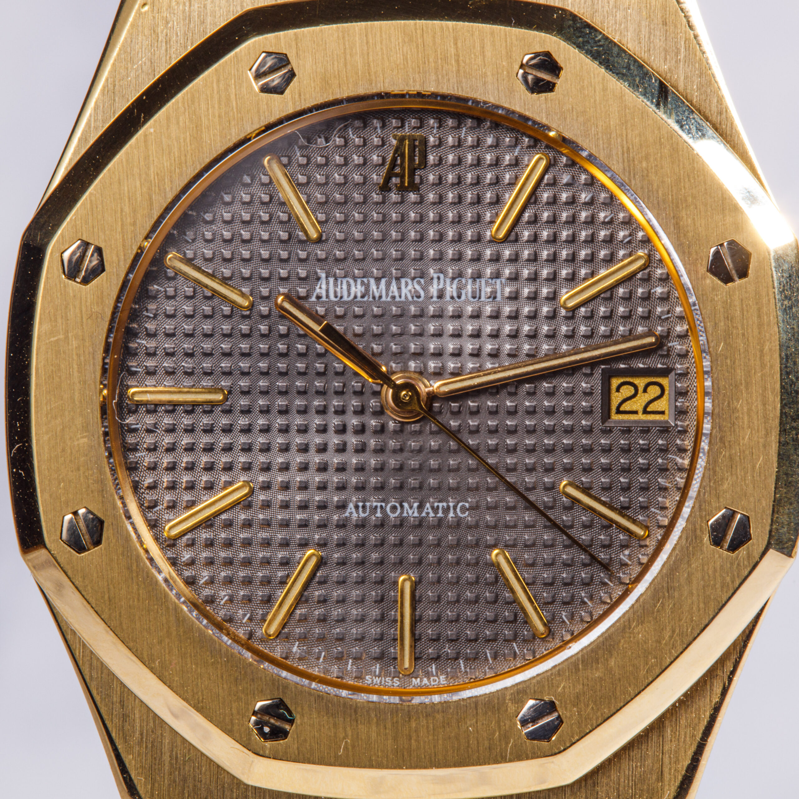 AUDEMARS PIGUET ROYAL OAK REF 14790 FULL GOLD 18K GREY DIAL FROM 1994 _0006_Calque 15